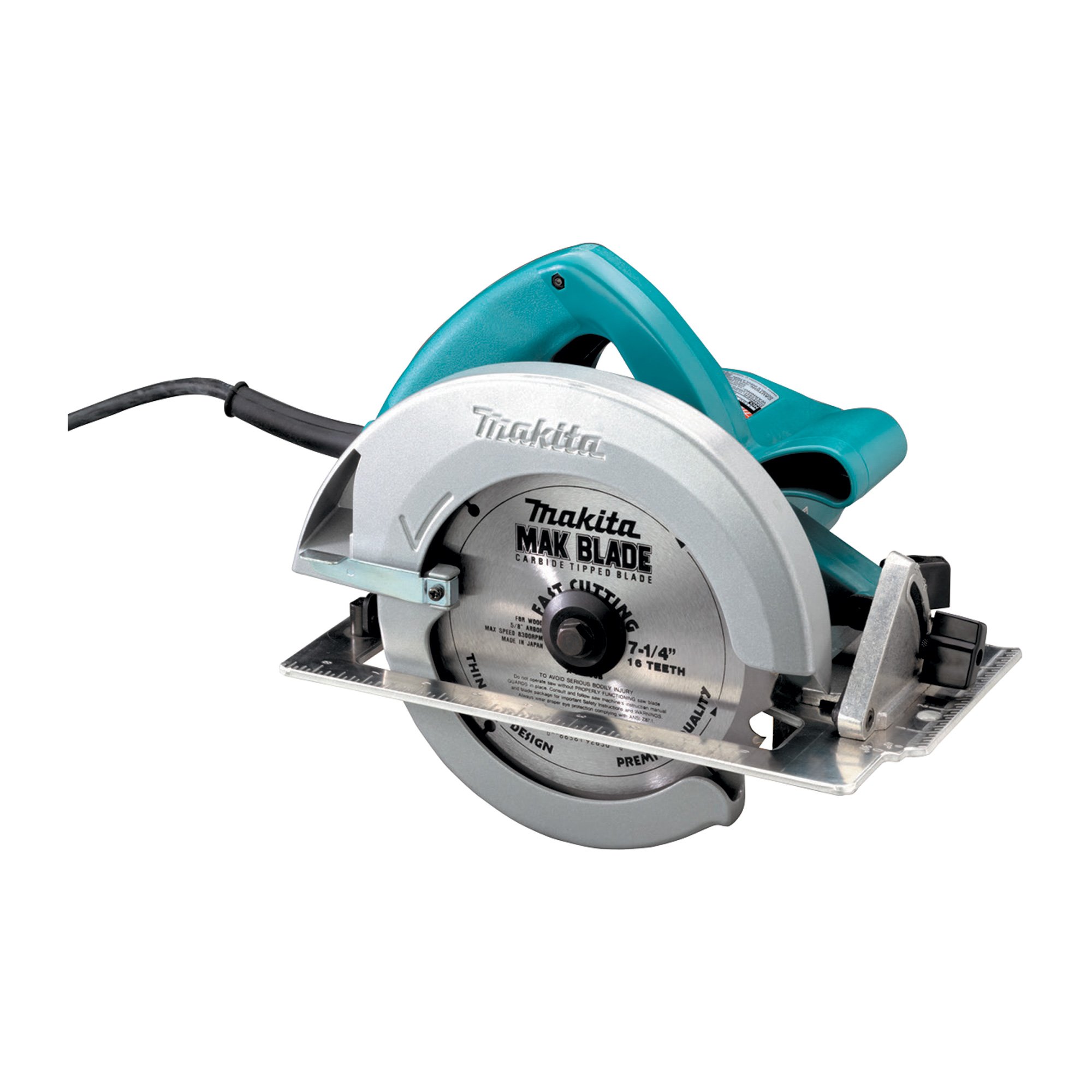 Makita (Corded) Circular Saw — 13 Amp, 7 1/4in. Dia. - Model# 5007NBKX4